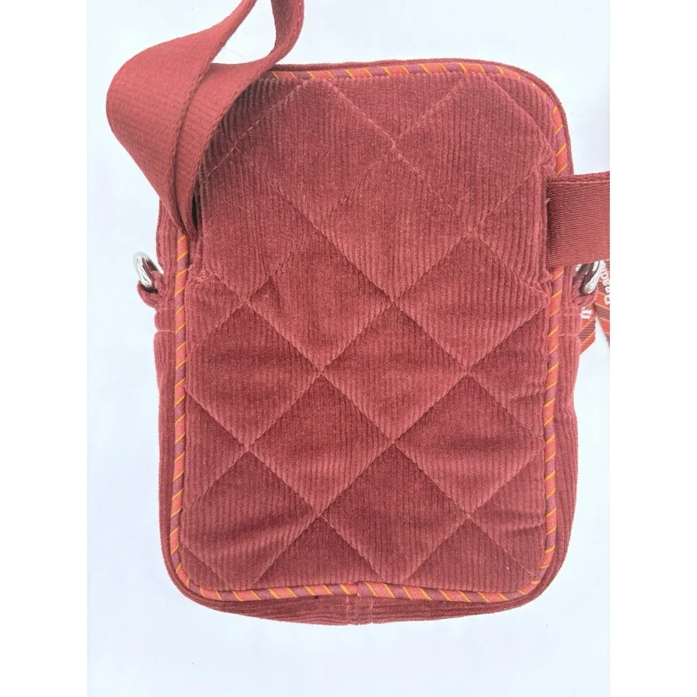 Vera Bradley Harry Potter Gryffindor RFID Convertible Crossbody Bag Red Corduroy - Picture 4 of 7